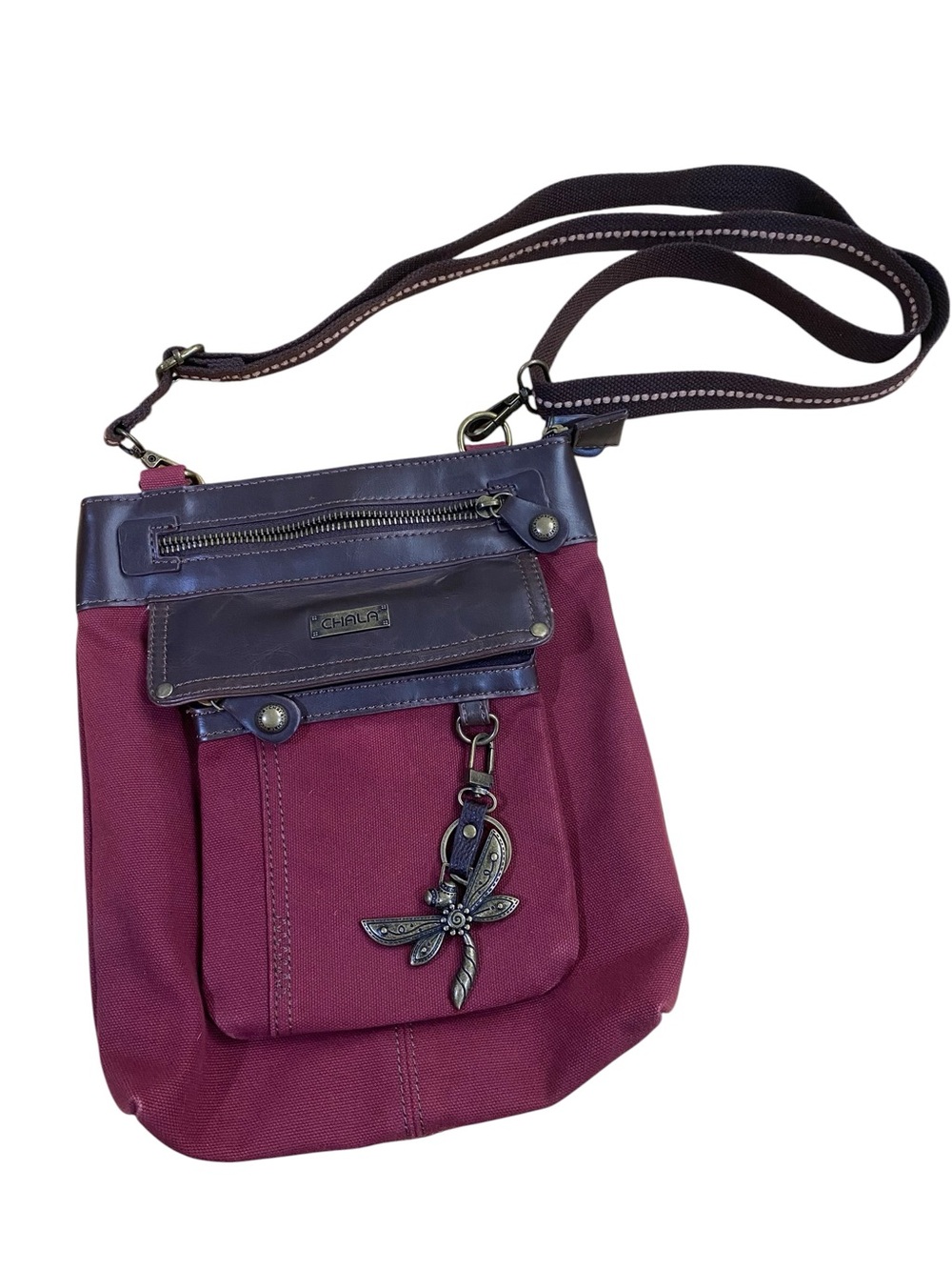 Chala Gemini Crossbody with Dragonfly Charm